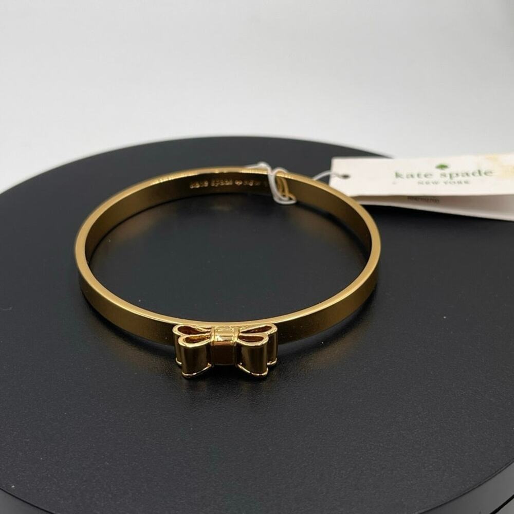 Kate Spade New York Moon River‎ Take a Bow Gold Plated Bangle New